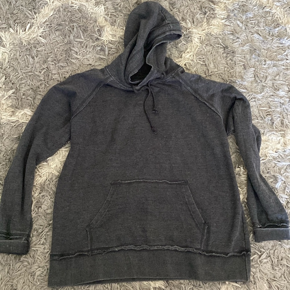 Oversized Distressed Hoodie